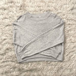 cropped h&m sweater size small